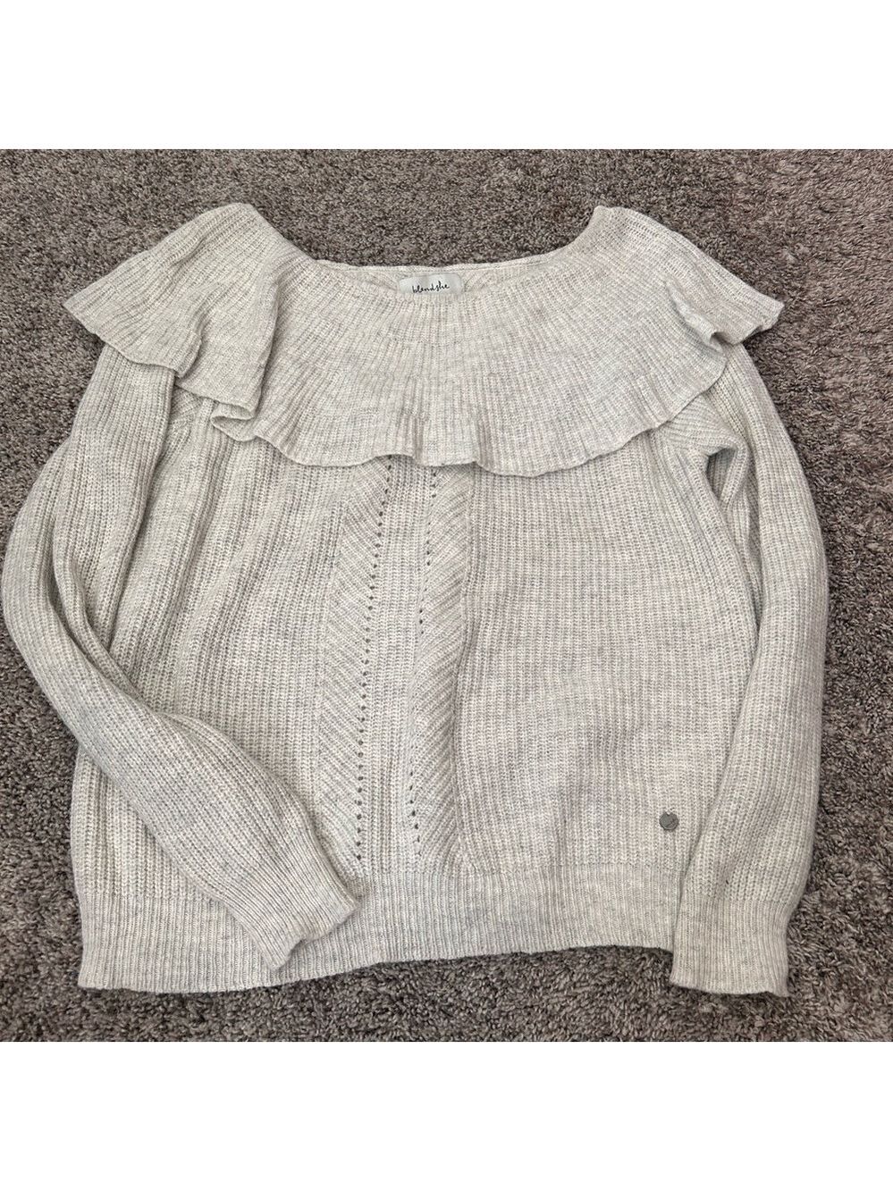 Blendshe Off The Shoulder Sweater Medium